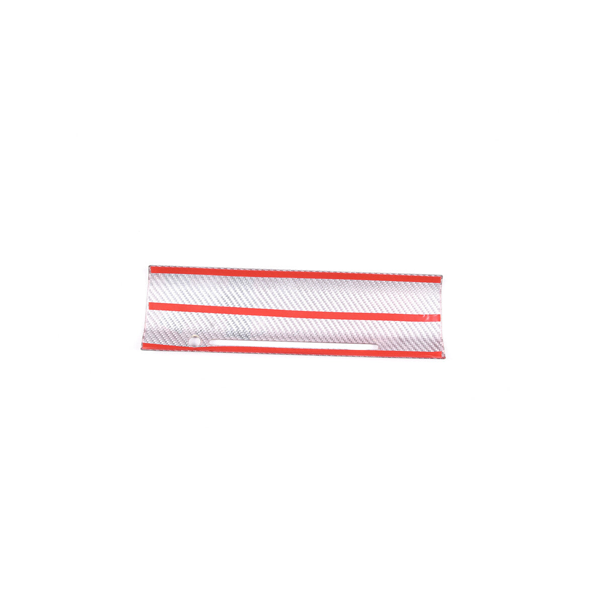 Red Carbon Interior CD Panel Decor Cover Trim Fit for Maserati Glibli 2014-15 4
