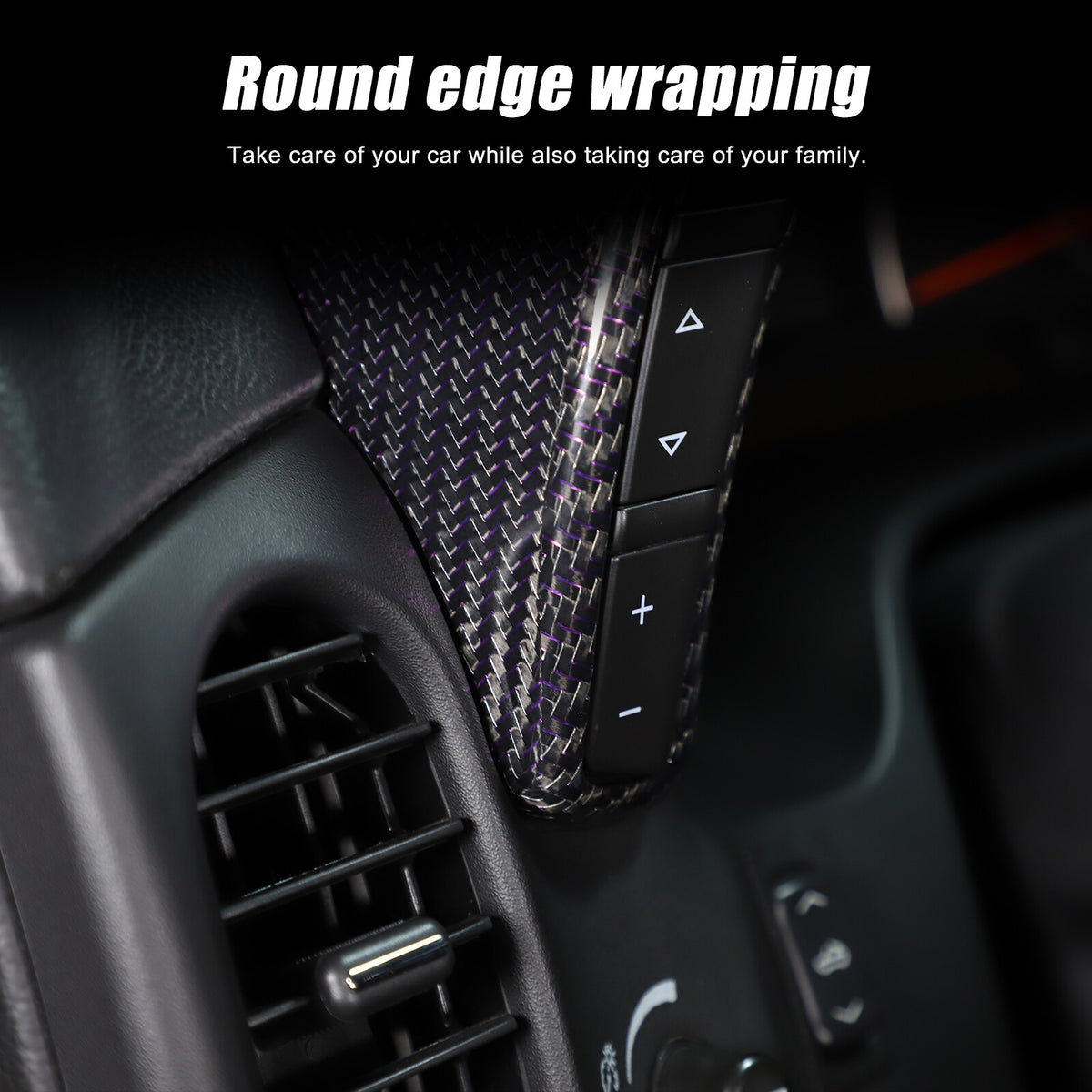 Real Carbon Fiber Interior Dashboard Console Frame Trim For Corvette C6 2005-13 15