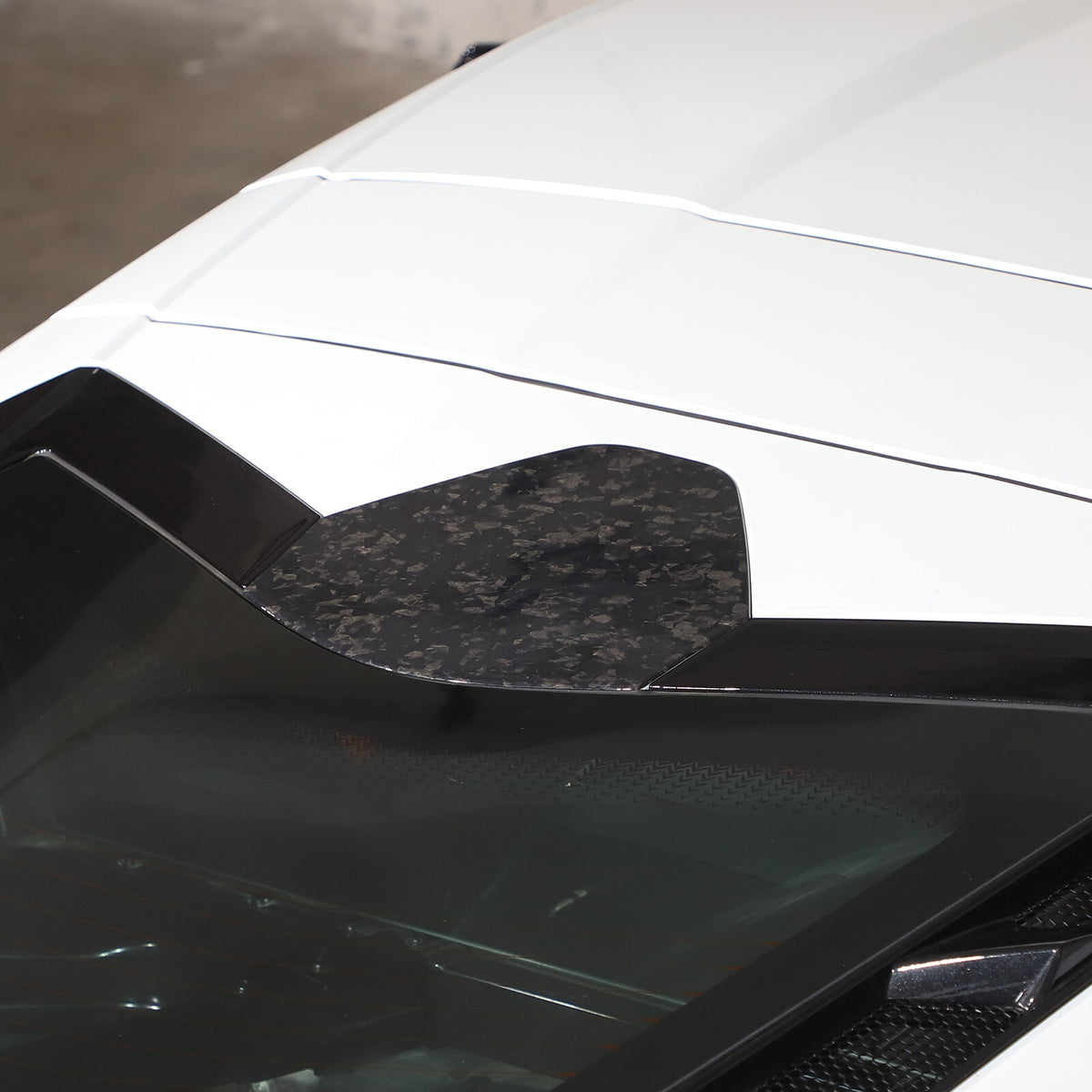 Forged Carbon Fiber Rear Window Cover Trim For Corvette C8 Coupe 2020-26 16