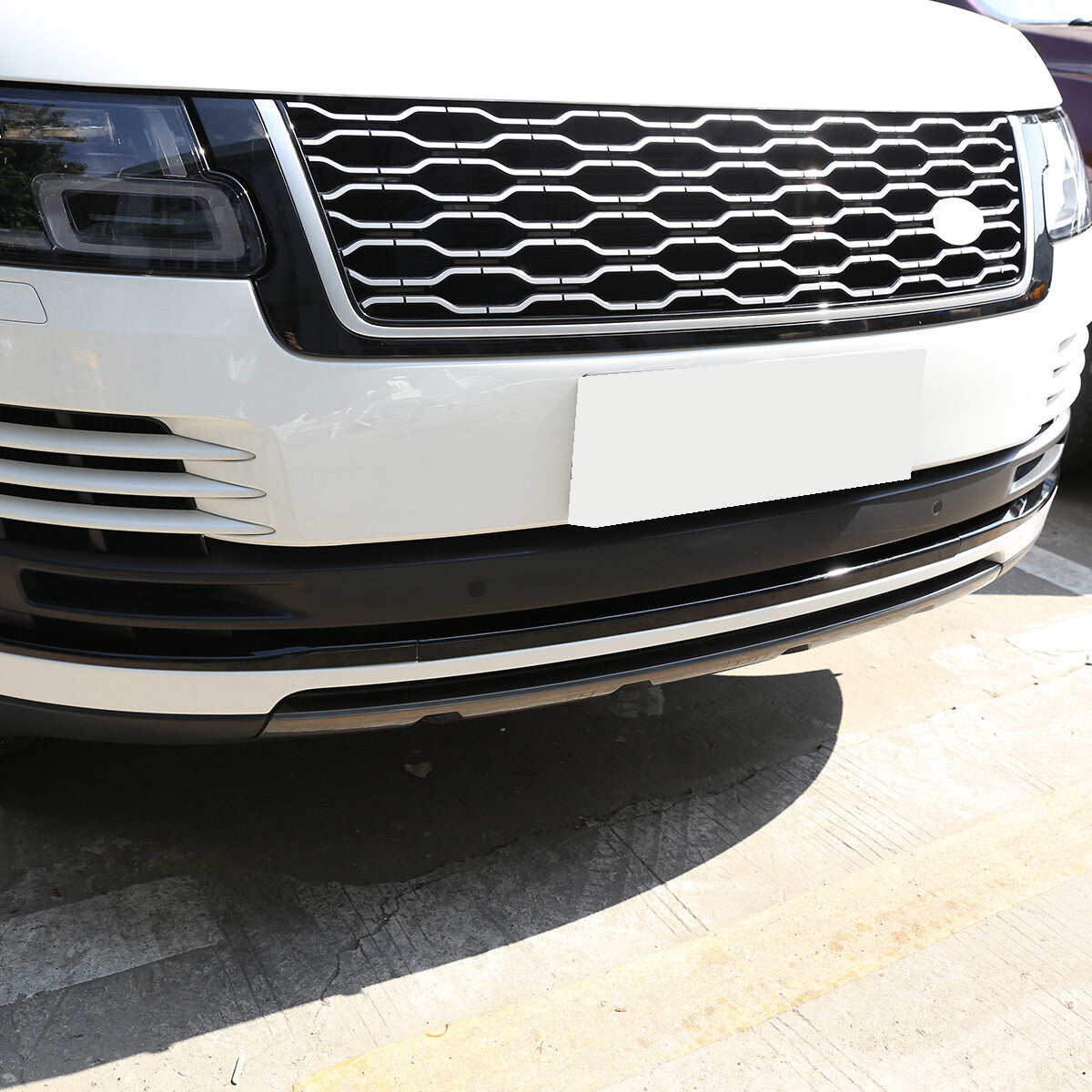 Gloss Black Front Grille Bumper Body Trim Kit For LR Range Rover Vogue HSE 18-22 21
