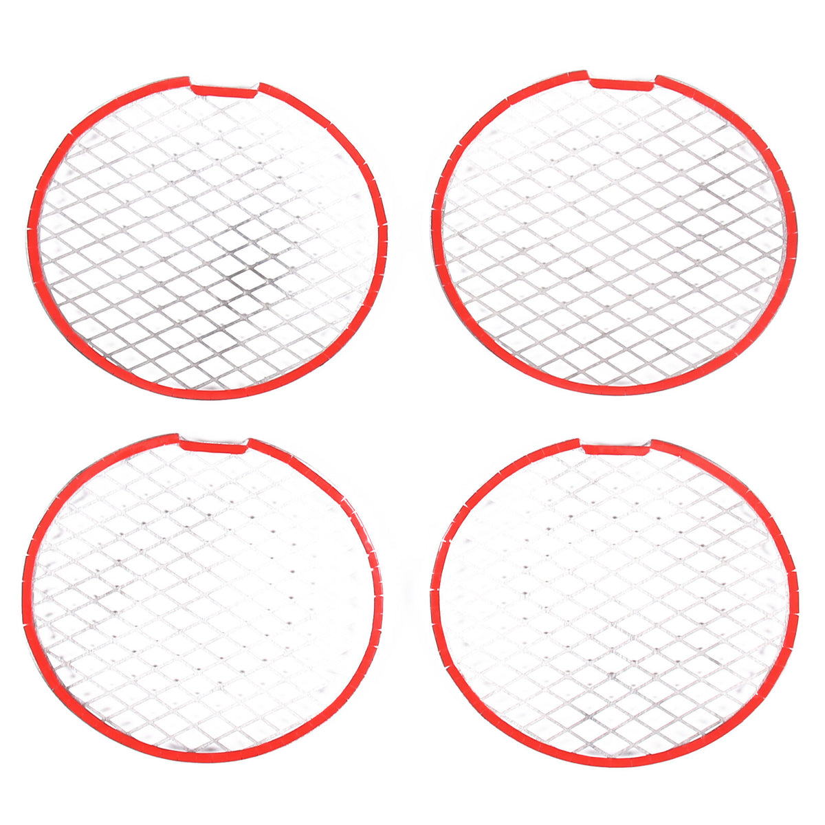 Silver Mesh Steel Rear Tail Light Grille Cover for Corvette C6 GS/Z0/ZR1 2005-13 19