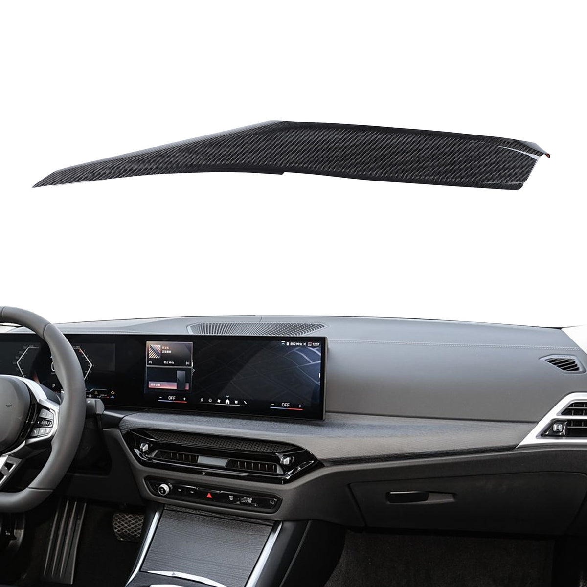 Real Carbon Fiber Dashboard Airvent Trim Set For BMW 3 4 330i 430i G20 G22 2025+ 8