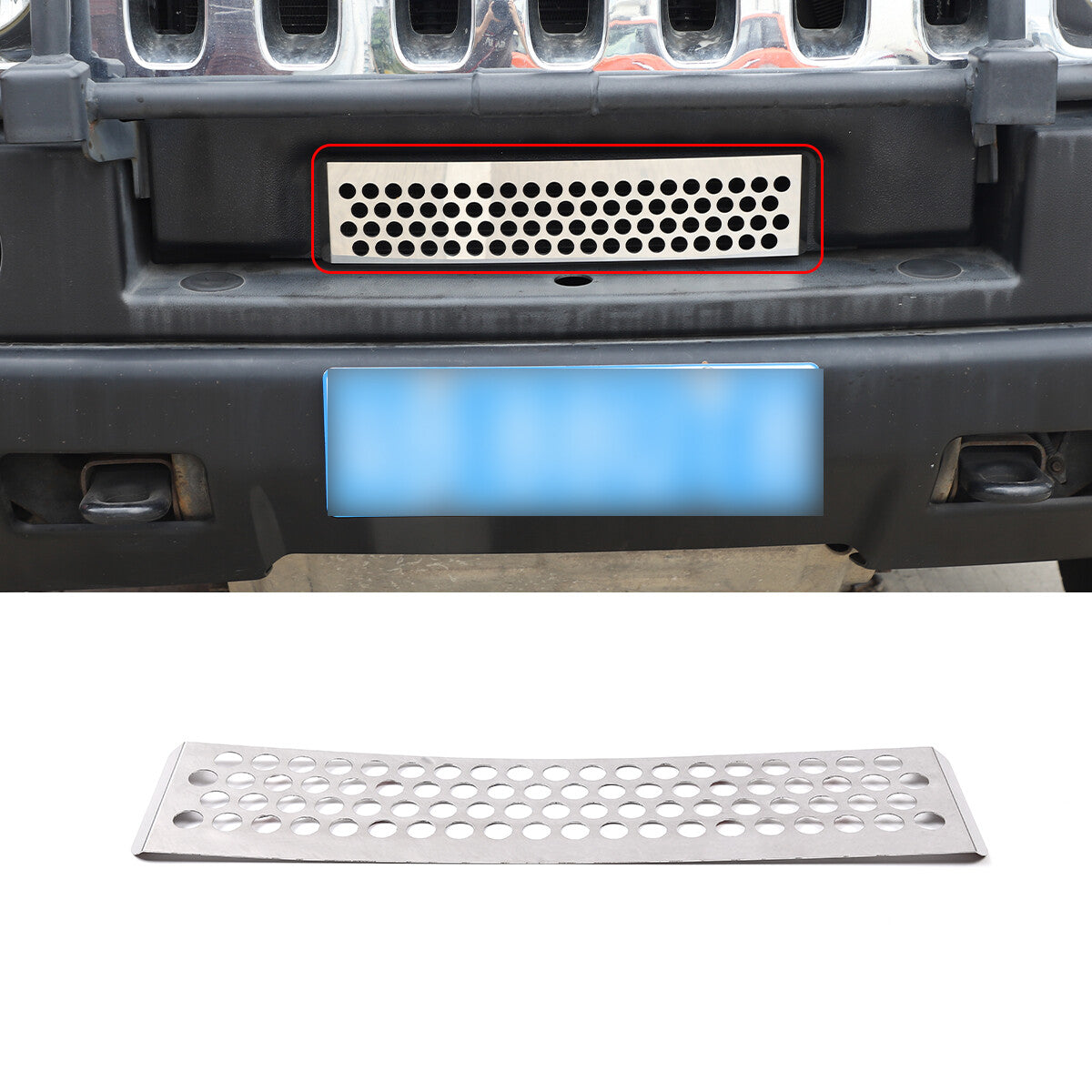 Chrome Steel Exterior Rocker Panel Trim Hood Deck Vent Set For Hummer H2 03-09 18