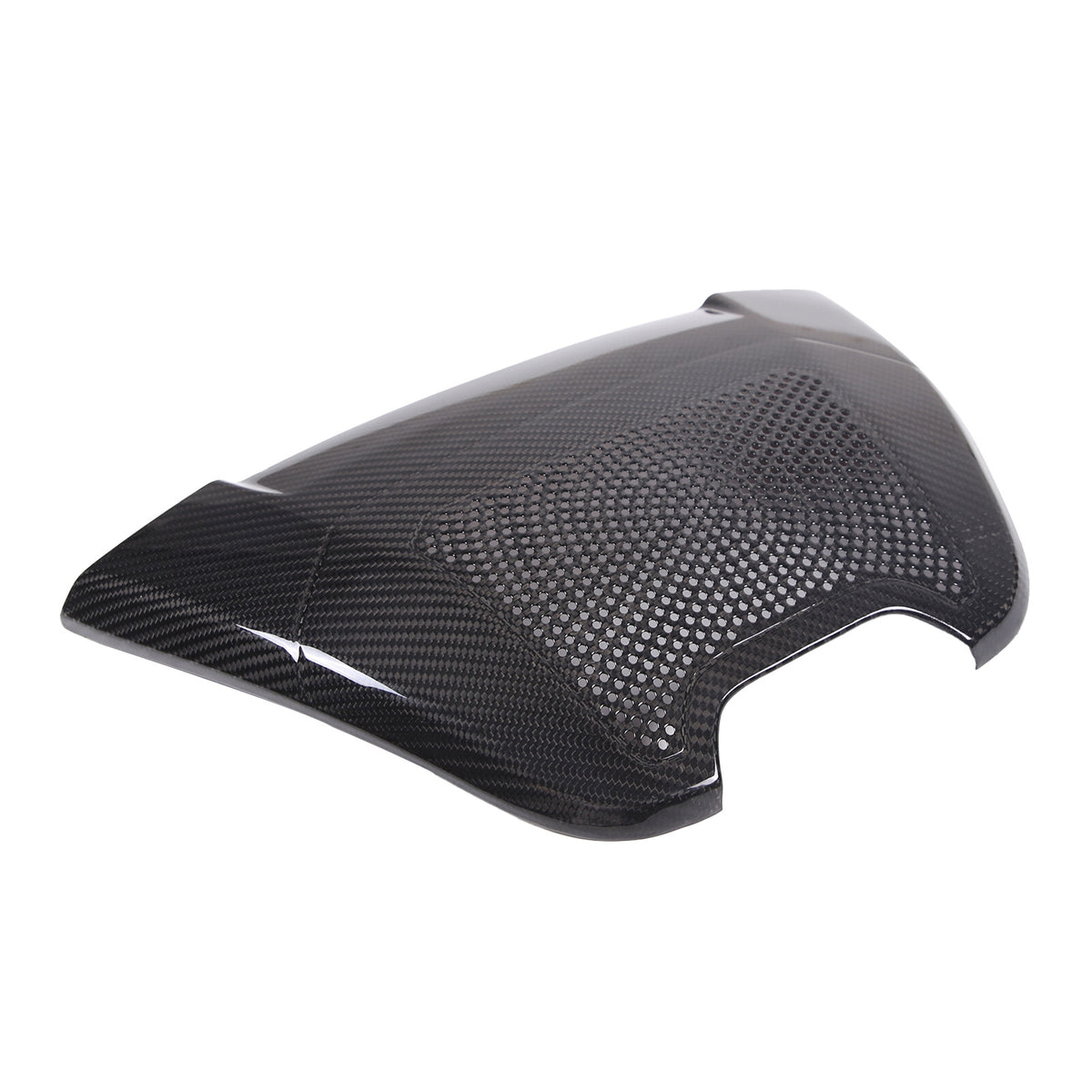 Real Carbon Fiber Rear Charger Speaker Cover Trim For Corvette C8 Convertible 4
