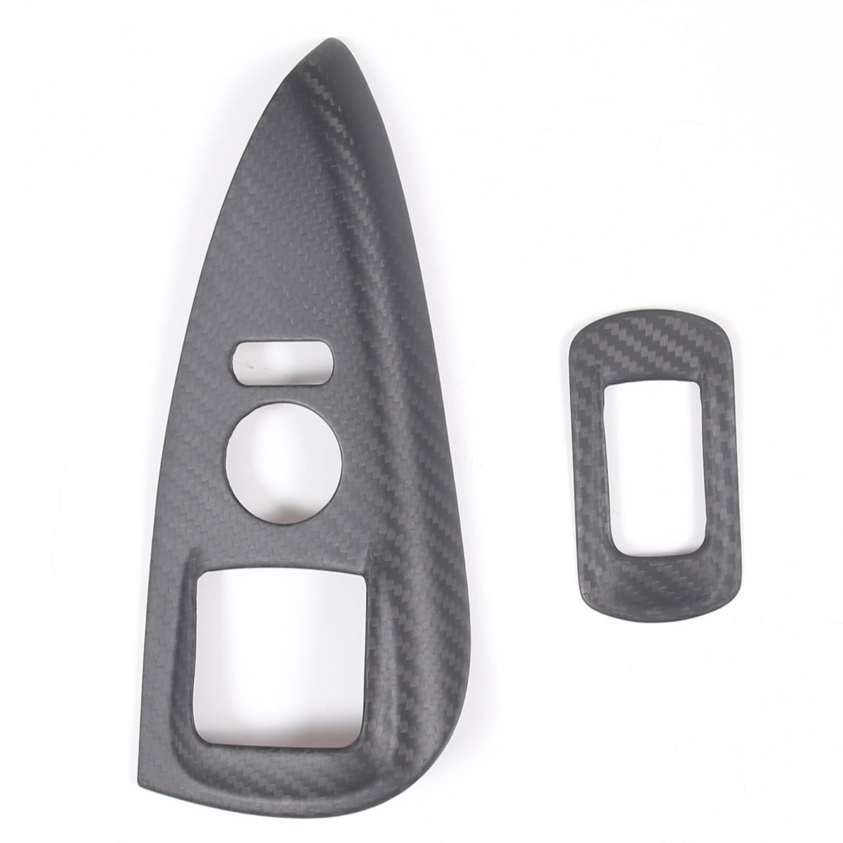 Matte Dry Real Carbon Fiber Center Console Trim Cover For Corvette C6 2005-13 76
