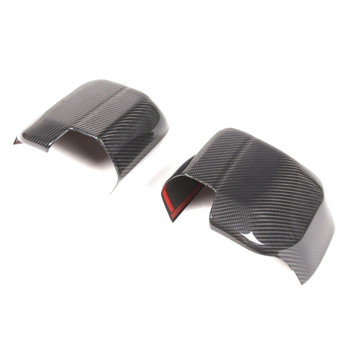 Real Carbon Fiber Rearview Mirror Cover Trim For Land Rover Defender L663 20-25 18
