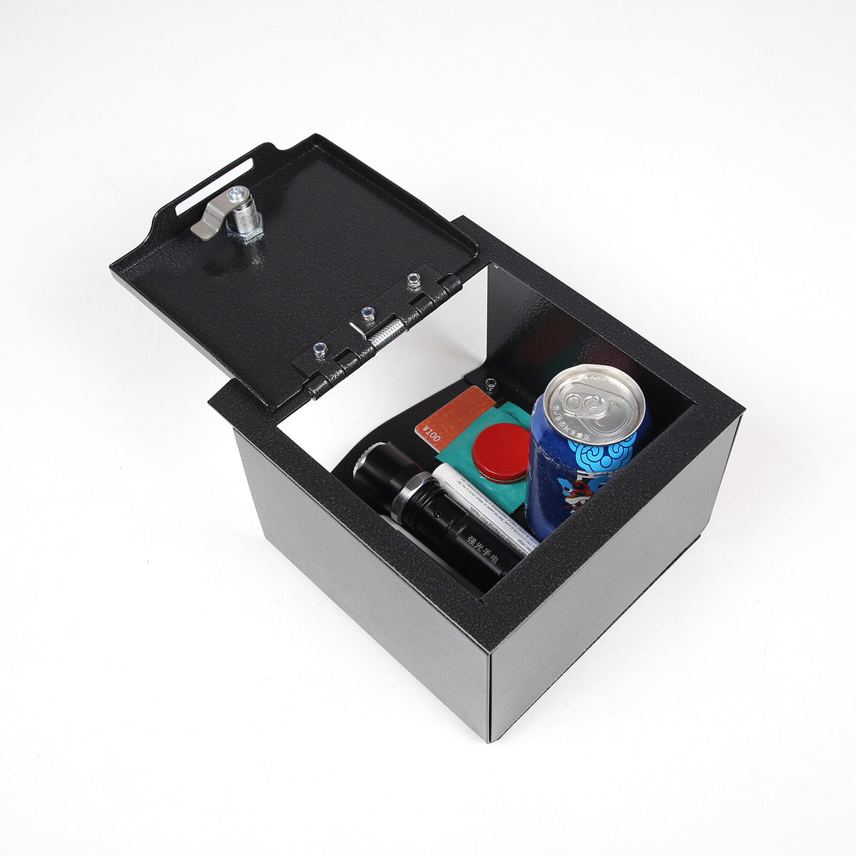 Center Console Safe Storage Box with Keys & Tray for Honda Pilot 2015-22 US 11