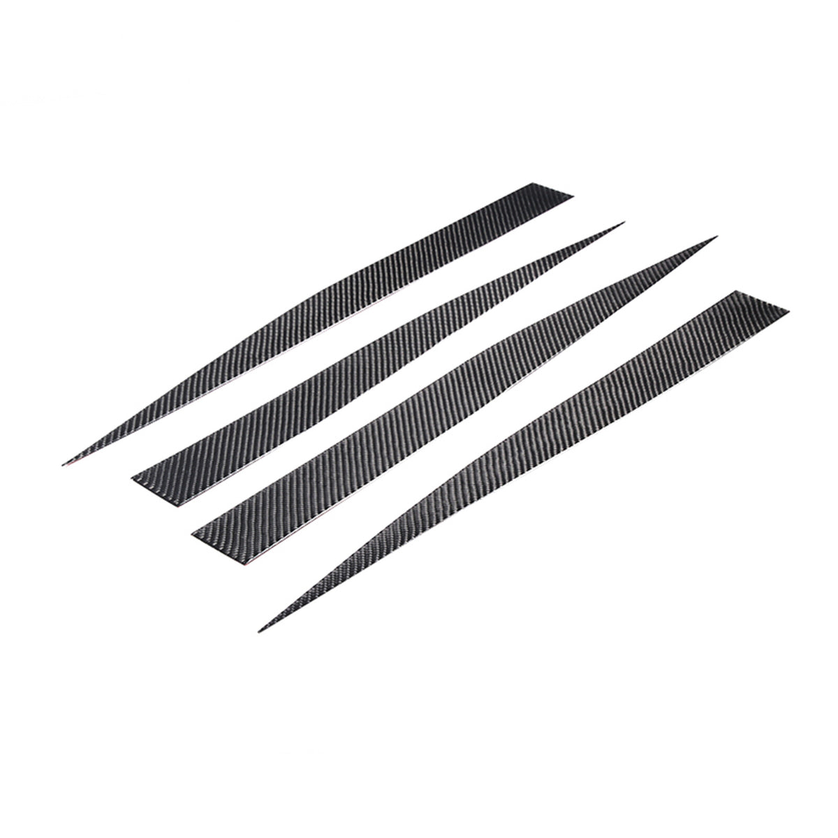 4PCS Soft Carbon Fiber Side Skirt Body Protector Trim For Corvette C8 2020-26 US 12
