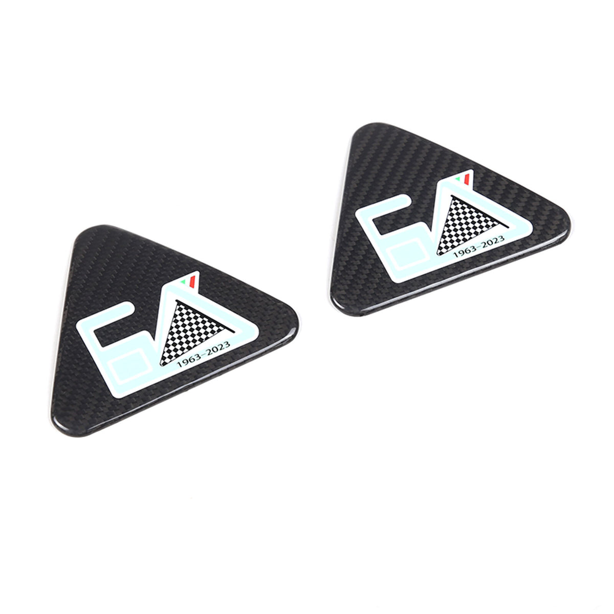 Real Carbon Car Side Fender Emblem Badge Trim For Alfa Romeo Giulia/Stelvio 17+ 9