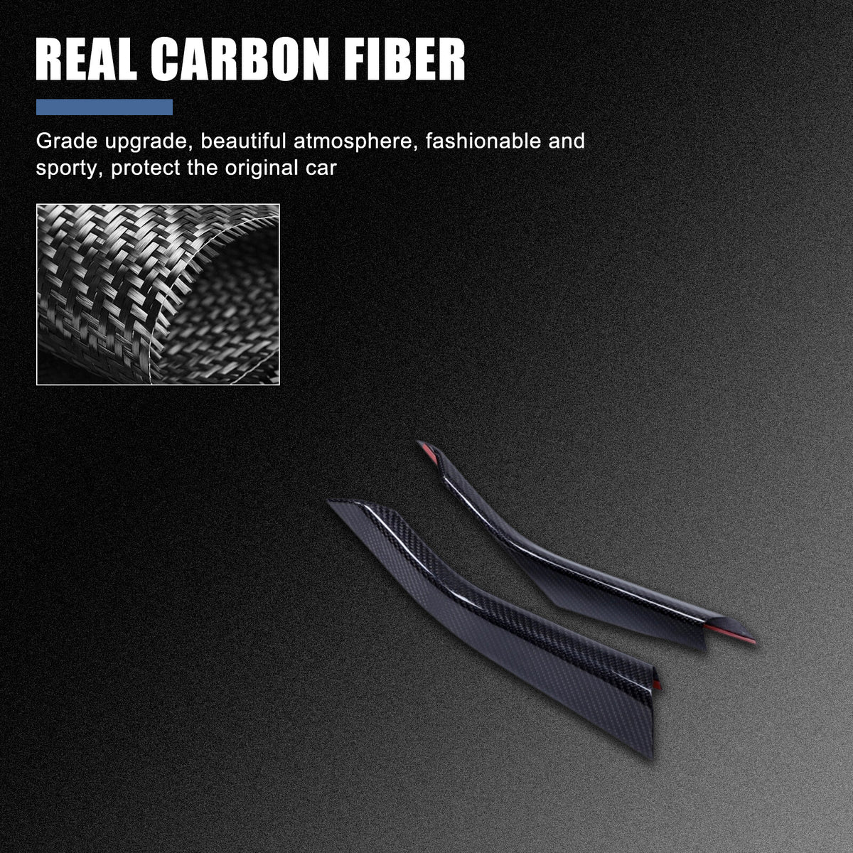 Real Carbon Fiber Side Gear Shift Box Cover Trim For Subaru WRX STI VB 2022-2024 18