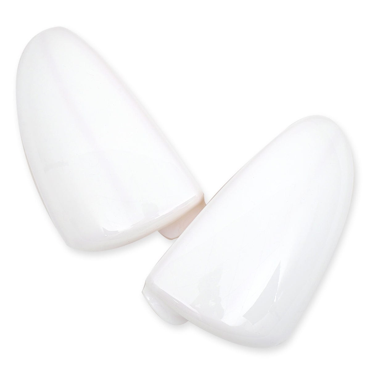 White ABS Exterior Rearview Mirror Cover For Mercedes Benz Smart 2009-2015 10