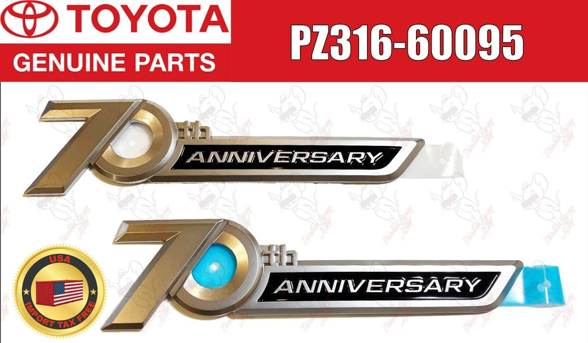 TOYOTA Genuine Land Cruiser LX 300 Emblem 70th Anniversary Budge FJA300W VJA300W 1