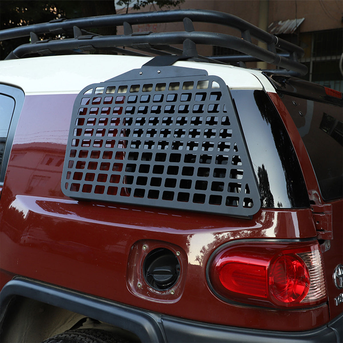 Rear Quarter Window Guard Molle Panel Storage Bracket for FJ Cruiser 2007-2021 22