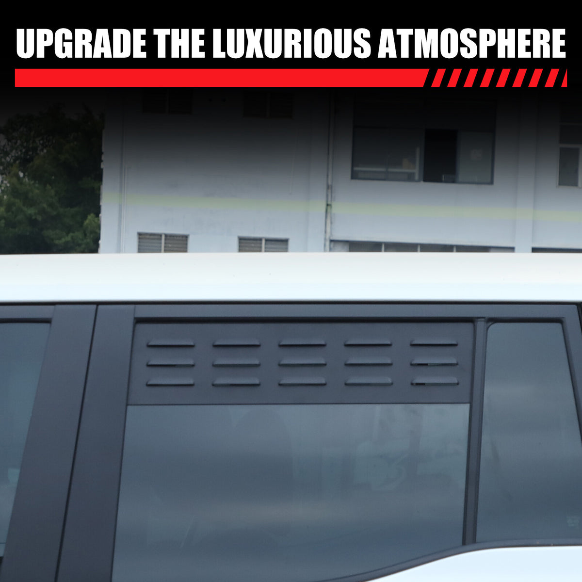 Rear Door Window Louver Air Vent Panel Trim For Toyota Land Cruiser LC250 24+ US 20
