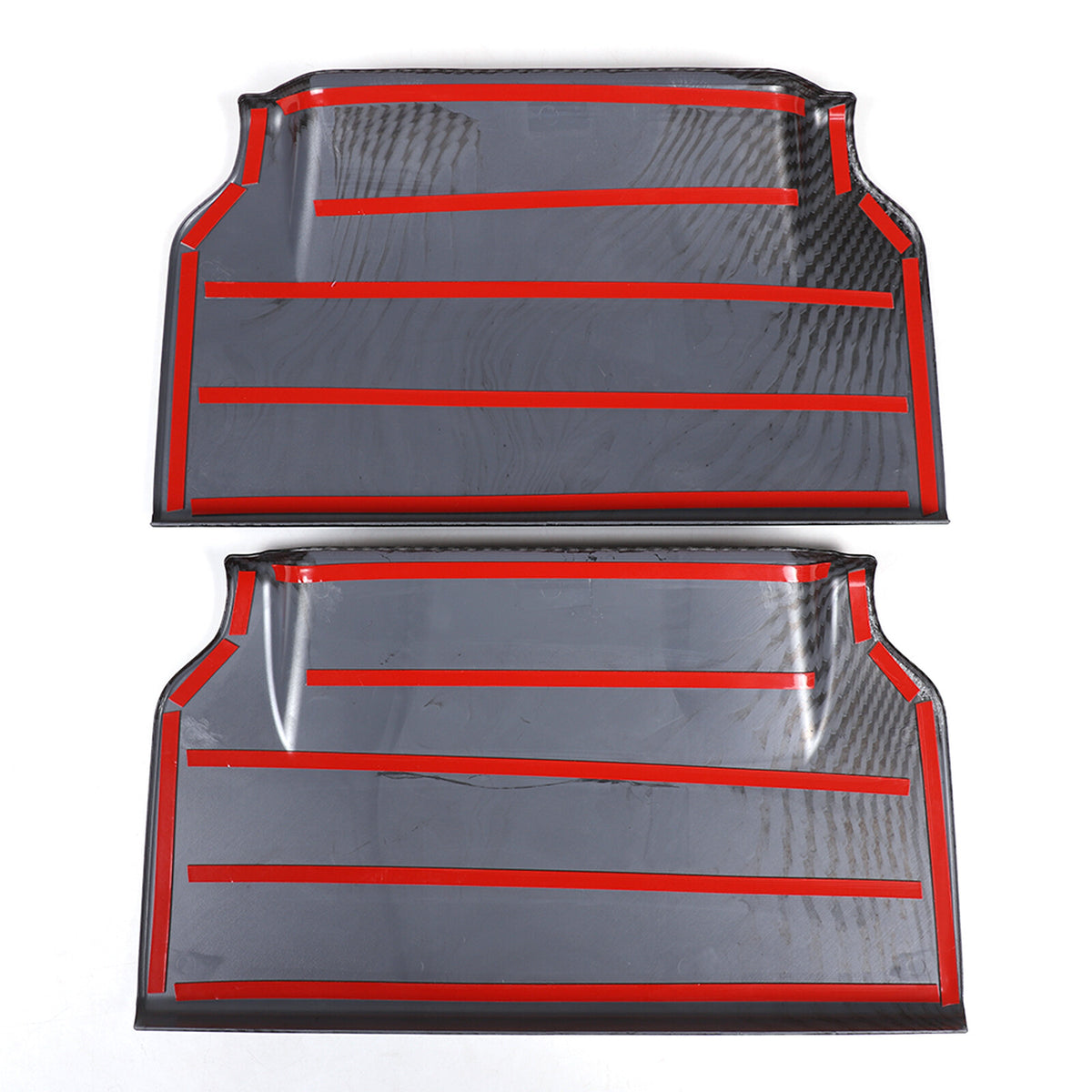 ABS Carbon Fiber Seat Back Anti-kick Panel Trim Cover For Range Rover Vogue 18+ 8