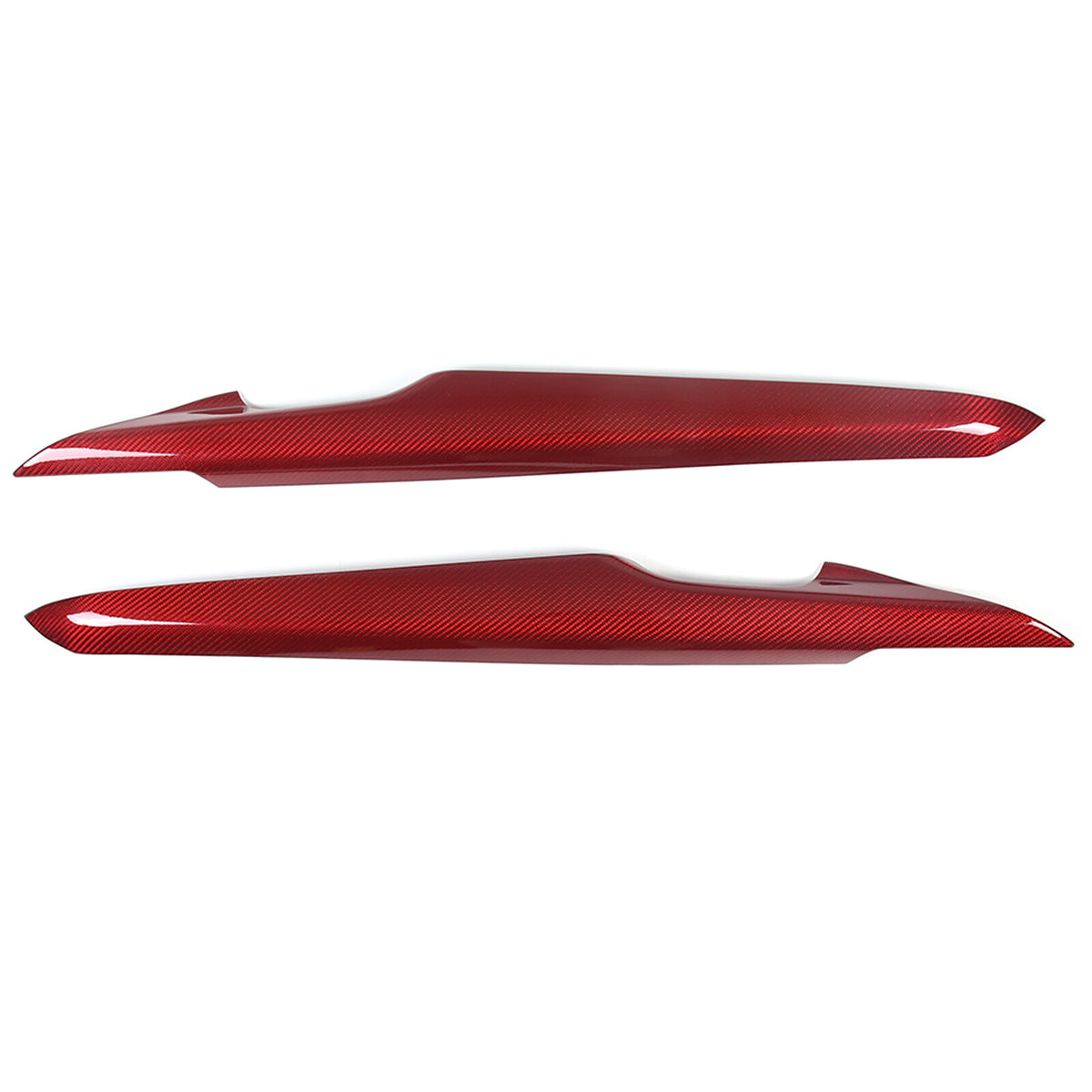 Red Real Carbon Fiber Dash Panel Door Handle Trim Kit Accessory For Corvette C8 12