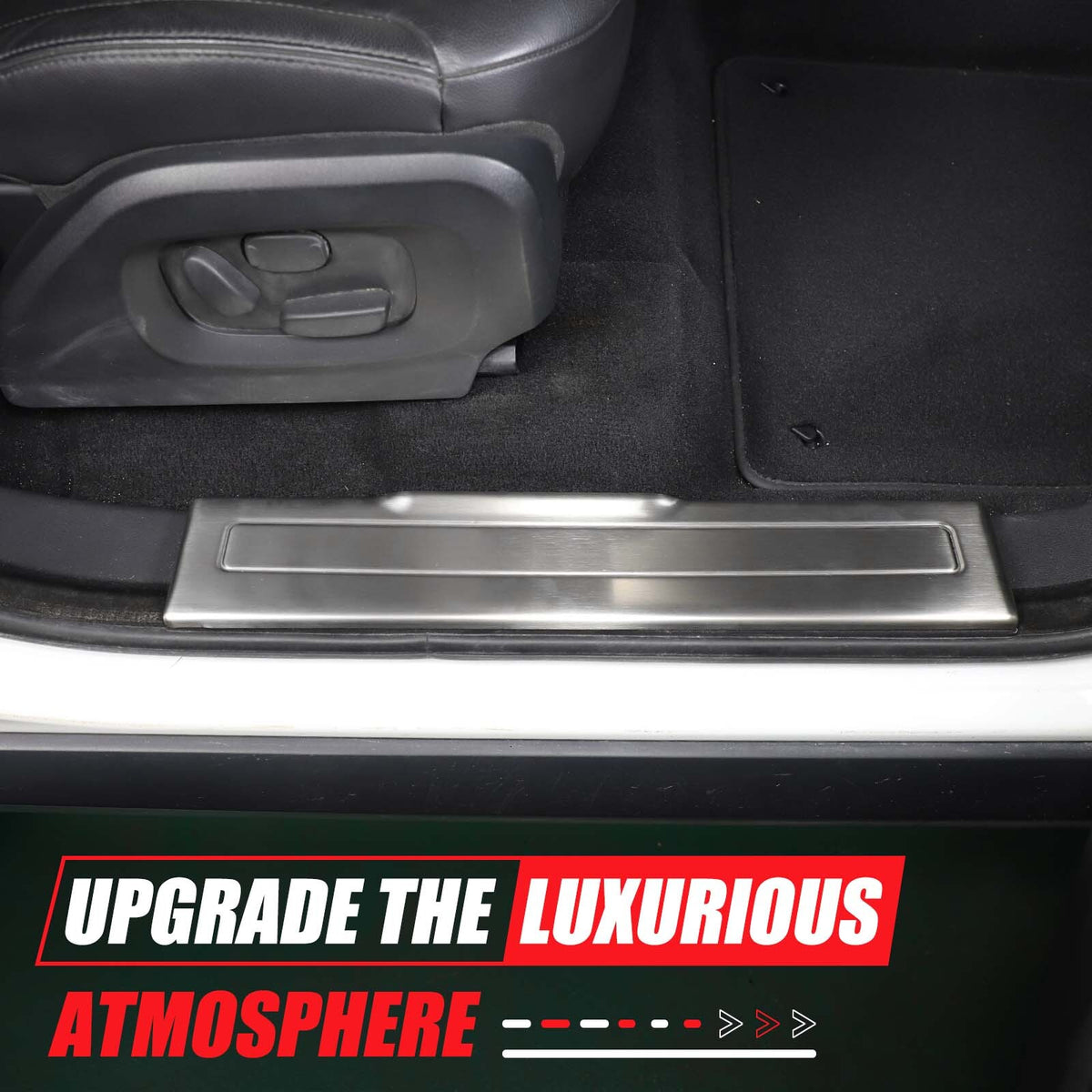Silver Interior Door Sill Guard Protector Cover For Range Rover Evoque L538 12