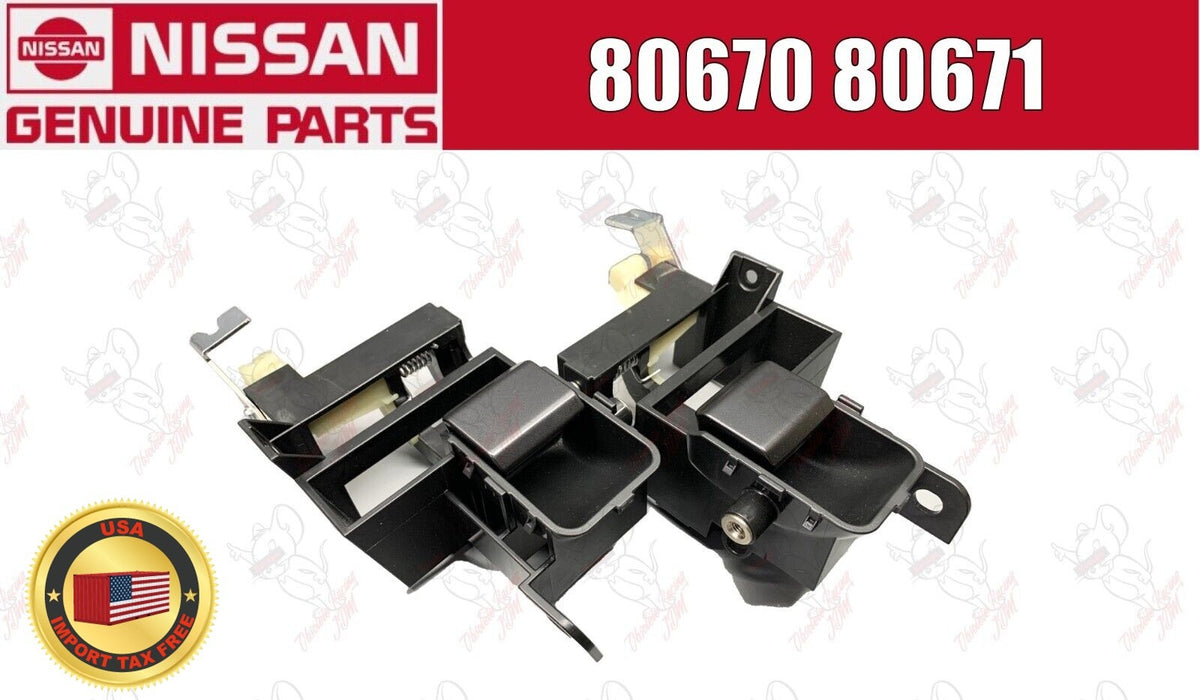 NIssan Genuine R35 GT-R 2007- Door handle inside assembly Left & Right Set OEM 1