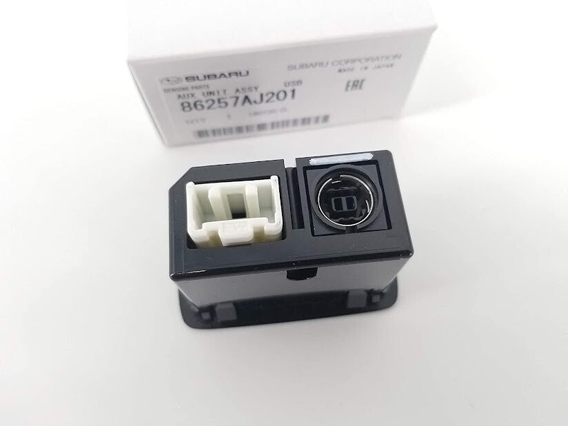 Subaru Genuine Front Console Auxiliary USB Outlet Aux Jack 86257AJ201 OEM 6