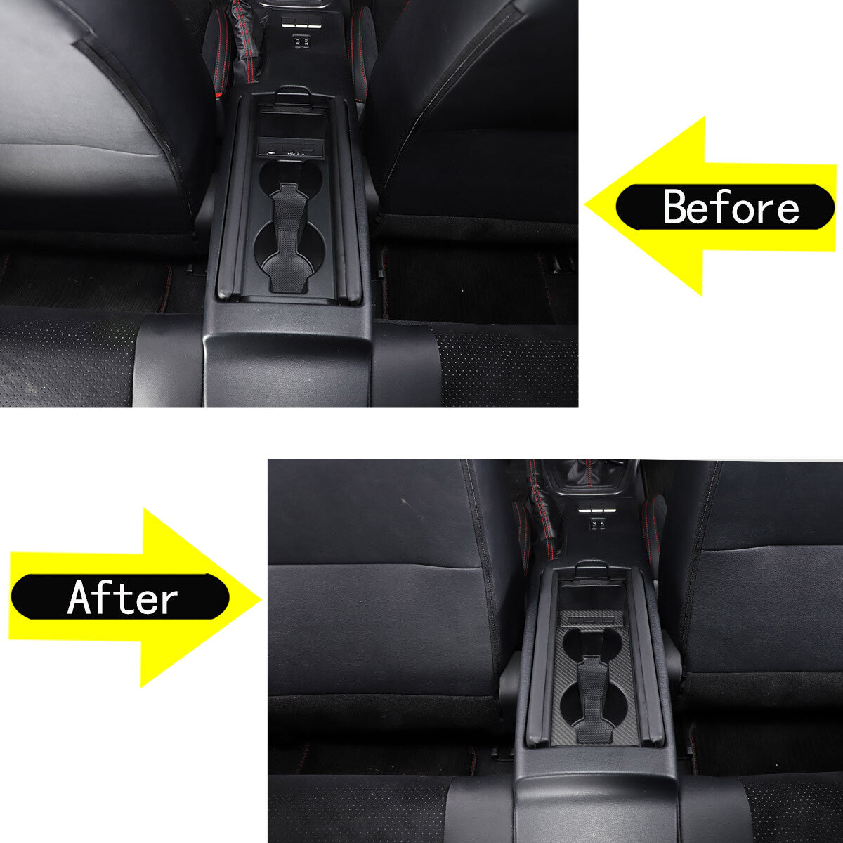 Matte Real Carbon Fiber Interior Center Trim Set For GR86/Subaru BRZ 2022+ 38