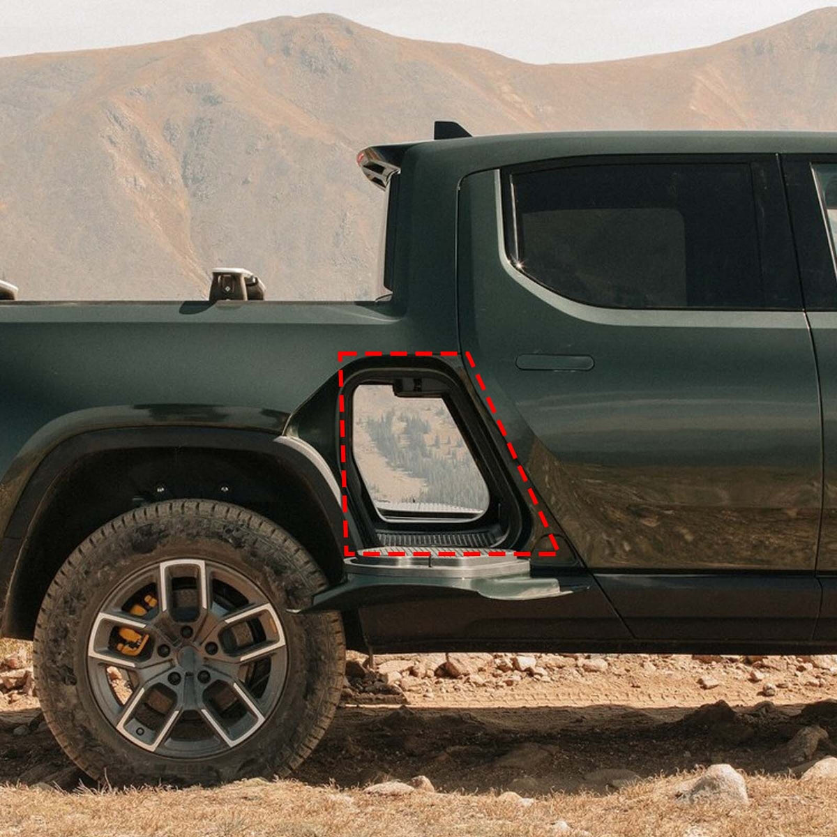 Rear Gear Tunnel Storage Bag For Rivian R1T R1S 2022-2024 10
