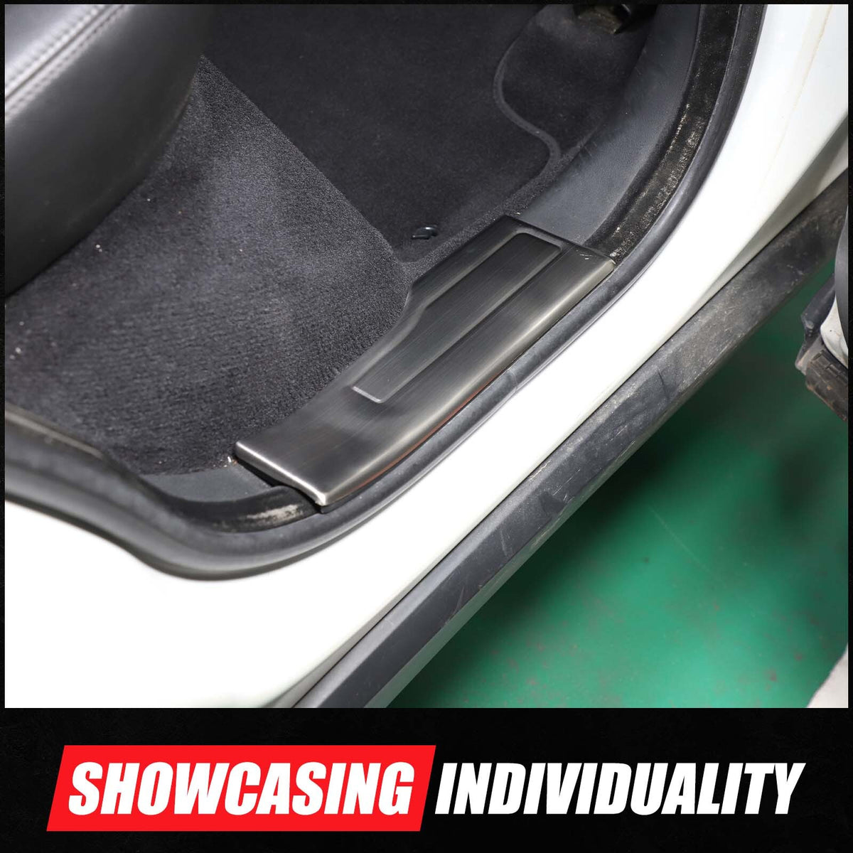 Silver Interior Door Sill Guard Protector Cover For Range Rover Evoque L538 22