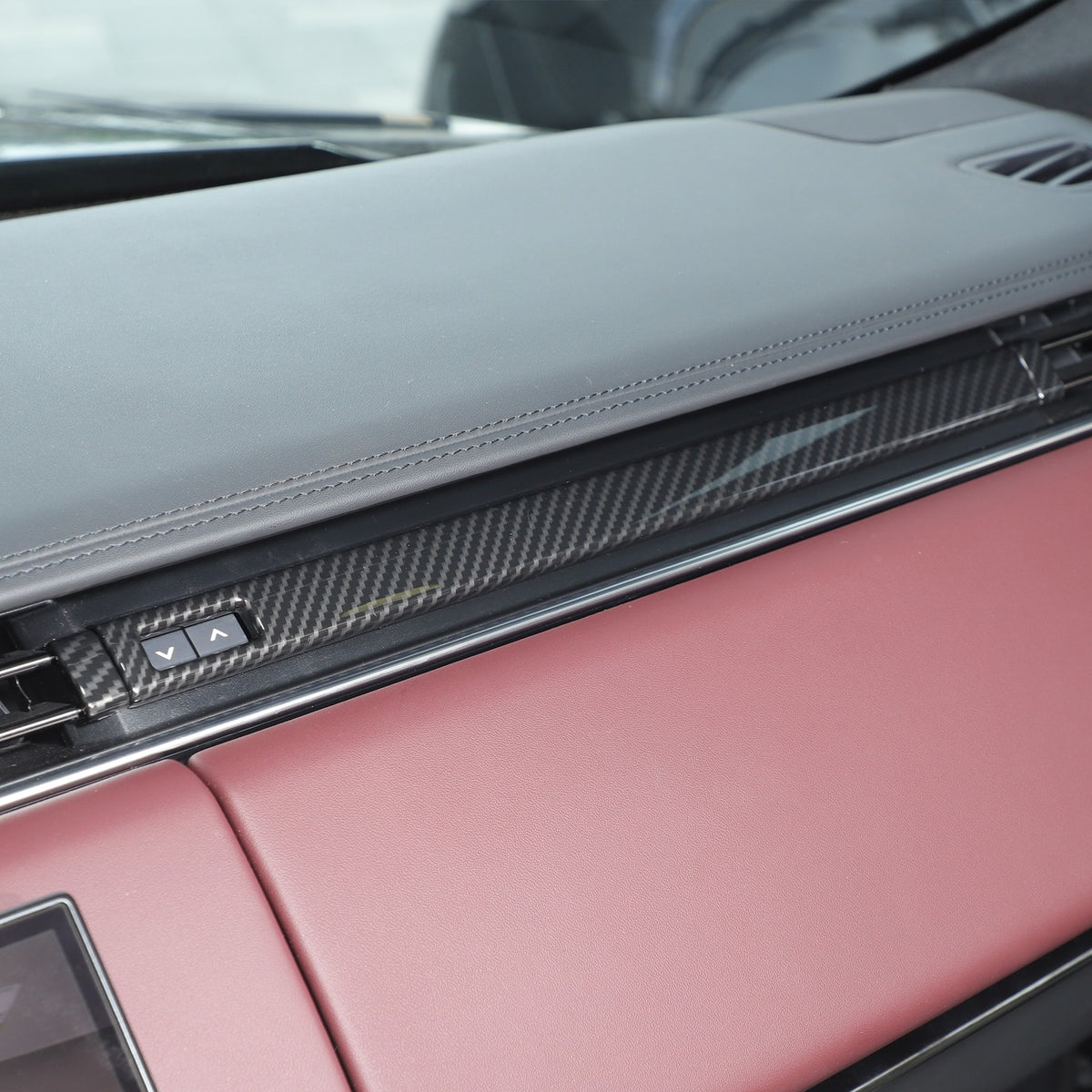 Carbon Fiber Dashboard Air Vent Side Trim For LR Range Rover Sport/Vogue 23+ US 18