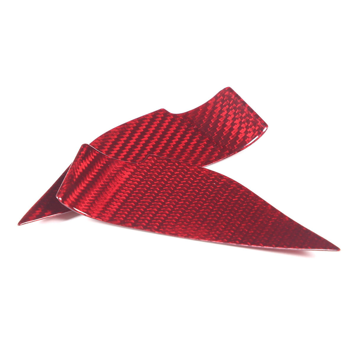 Red Real Carbon Fiber Interior Center Console Trim Set Kit For Subaru BRZ 22+ 4
