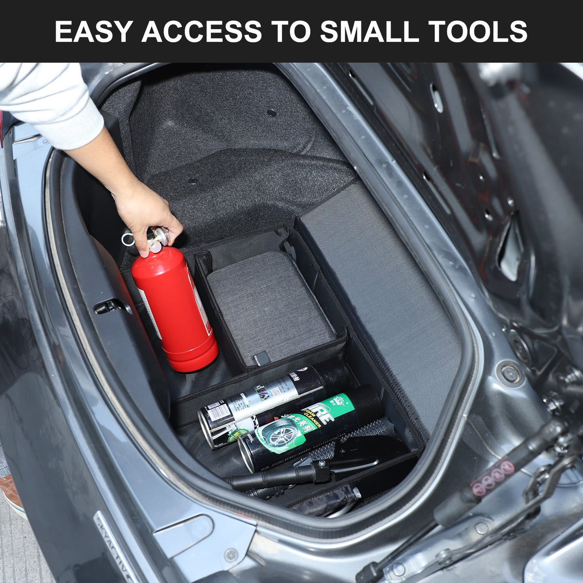 Rear Trunk Storage Box Organizer Tray For Mazda MX-5 Miata 2016+ 8