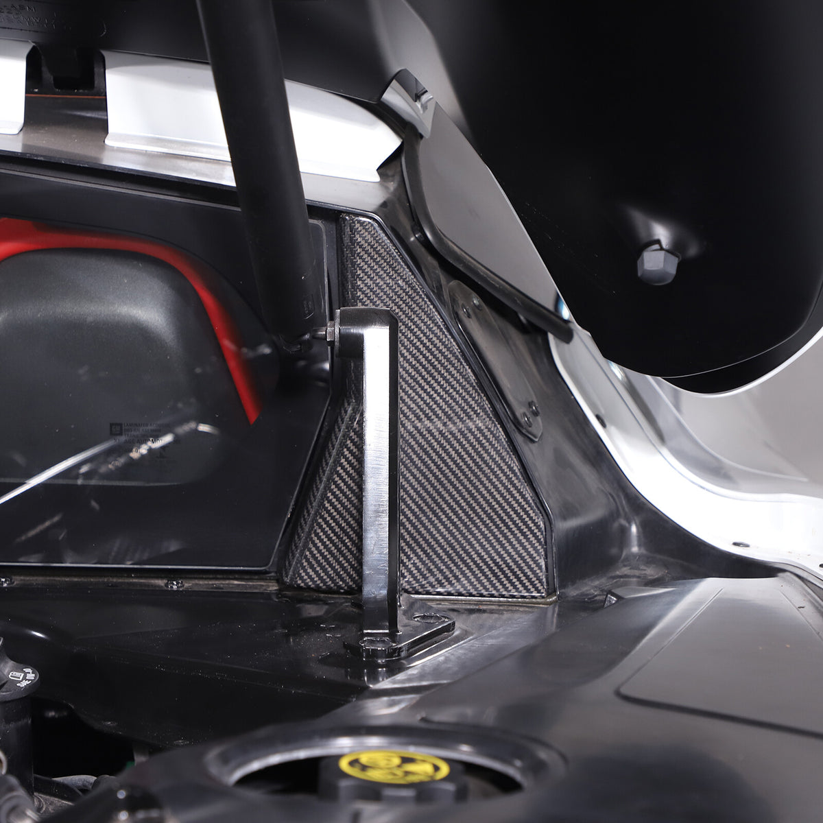 Real Carbon Fiber Rear Window Corner Cover Trim Frame For Corvette C8 20-26 US 11