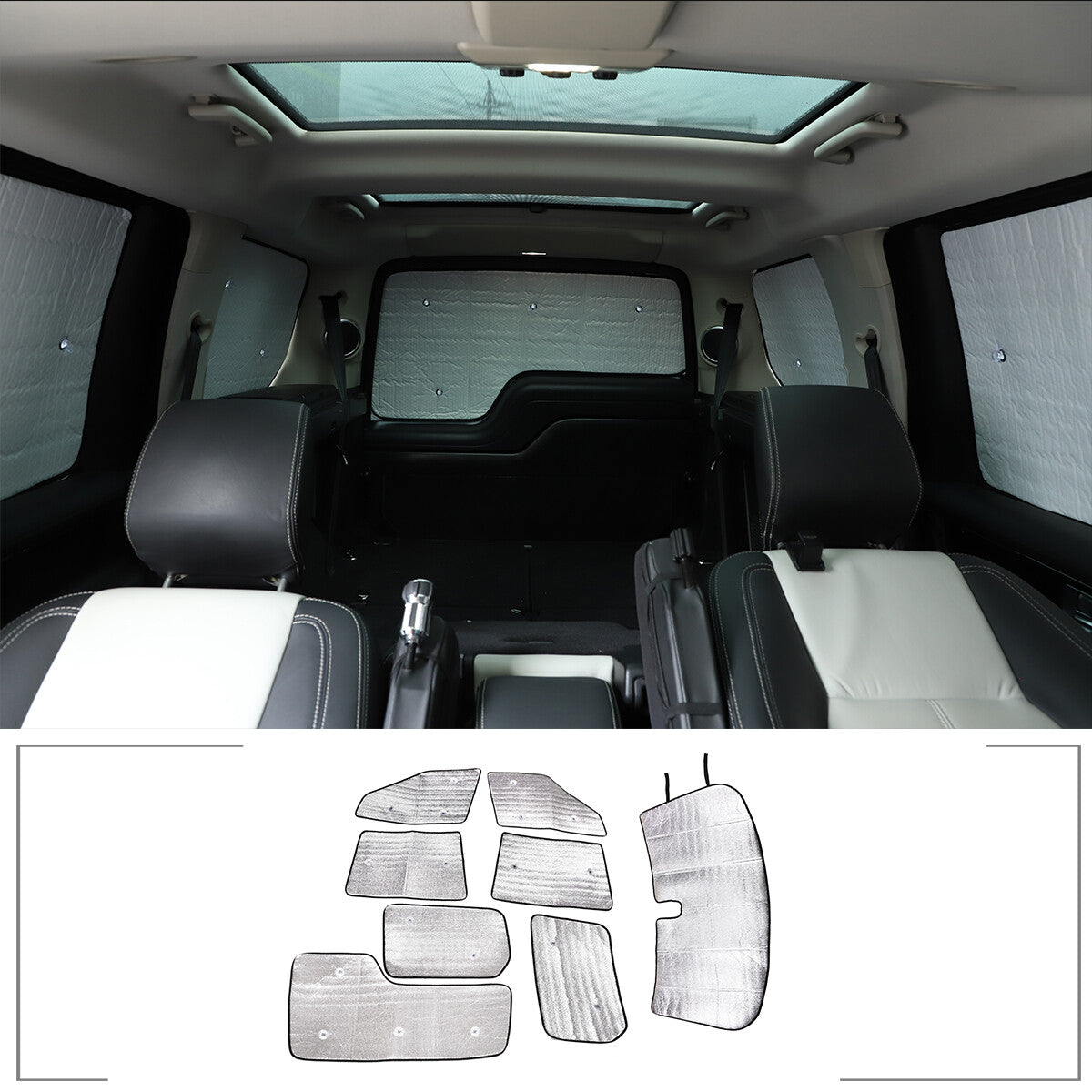 Full Window Sunshade Cover Shade Visor For Land Rover Discovery 4 LR4 L319 10-16 8