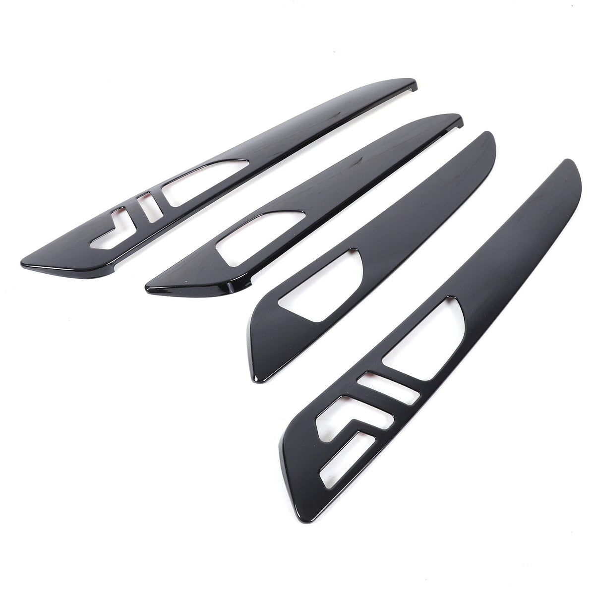 Glossy Black Car Interior Door Panel Cover Trim For Benz GLE GLS ML GL 13-19 US 4