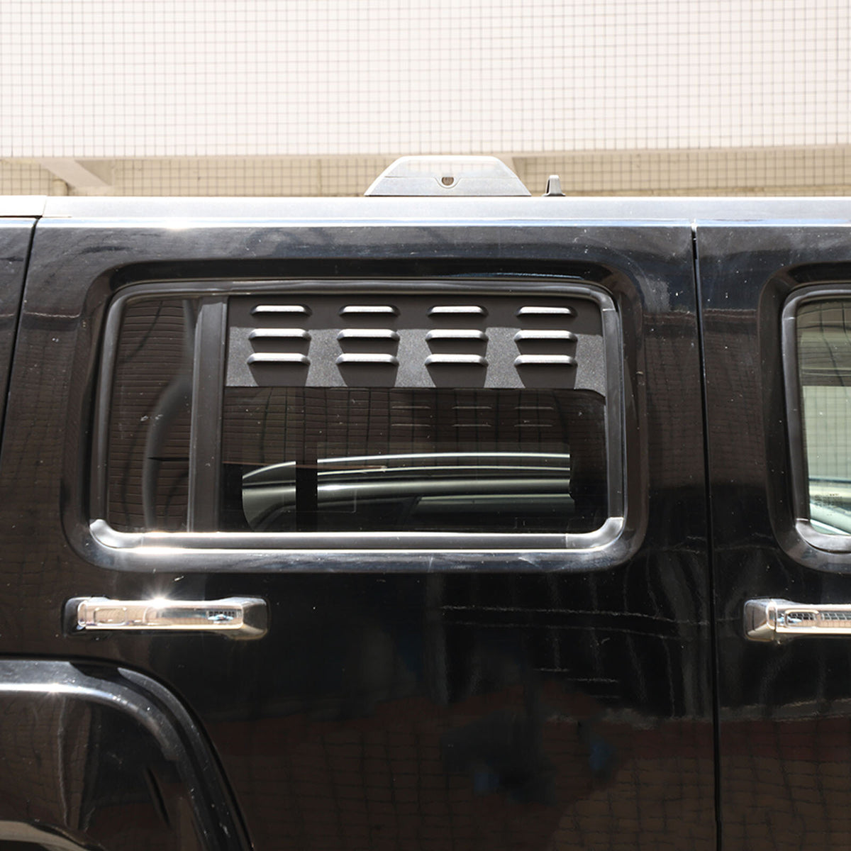 Front & Rear Window Glass Louver Air Vent Panel Trim For Hummer H3 2005-09 US 20