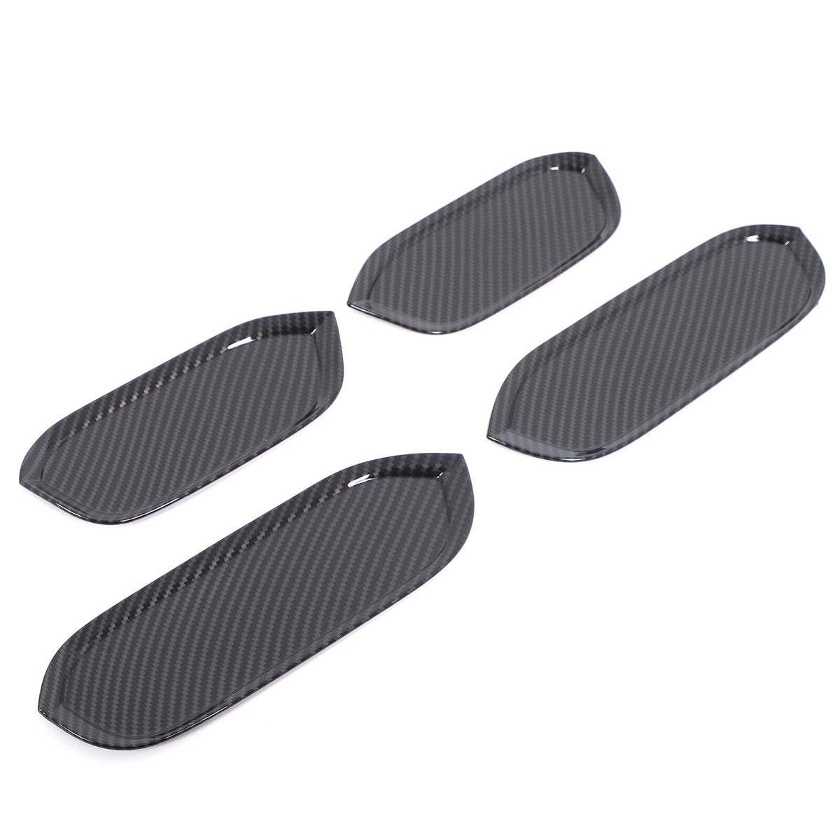 ABS Carbon Fiber Door Panel Armrest Handle Bowl Cover Trim For Honda Pilot 03-08 10