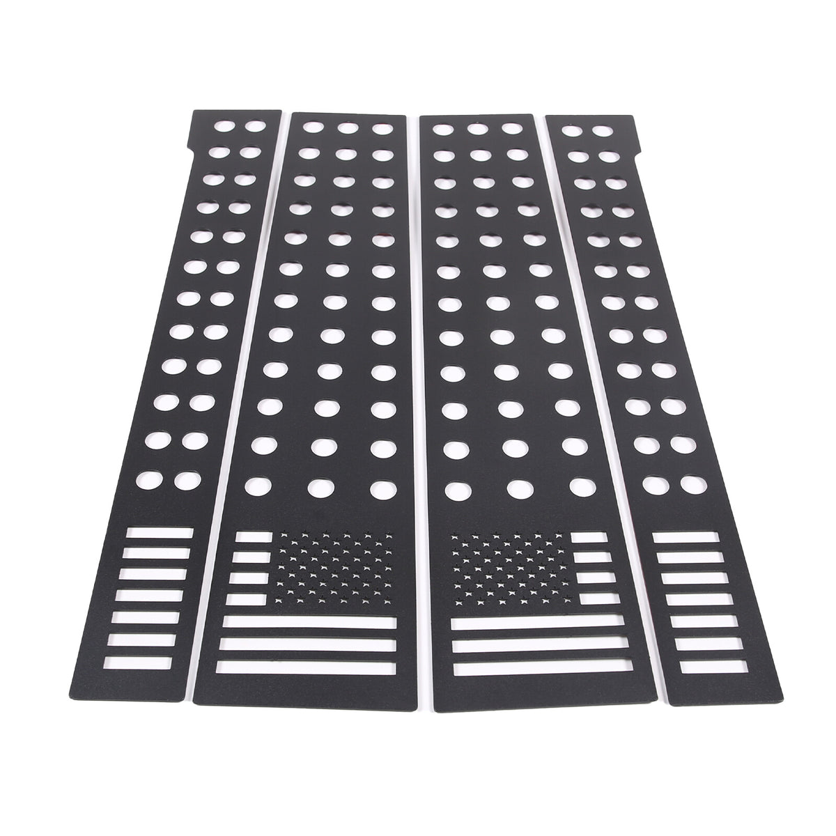 US Flag Alloy Window Center Pillar Trim Panel For Toyota FJ Cruiser 2007-21 4