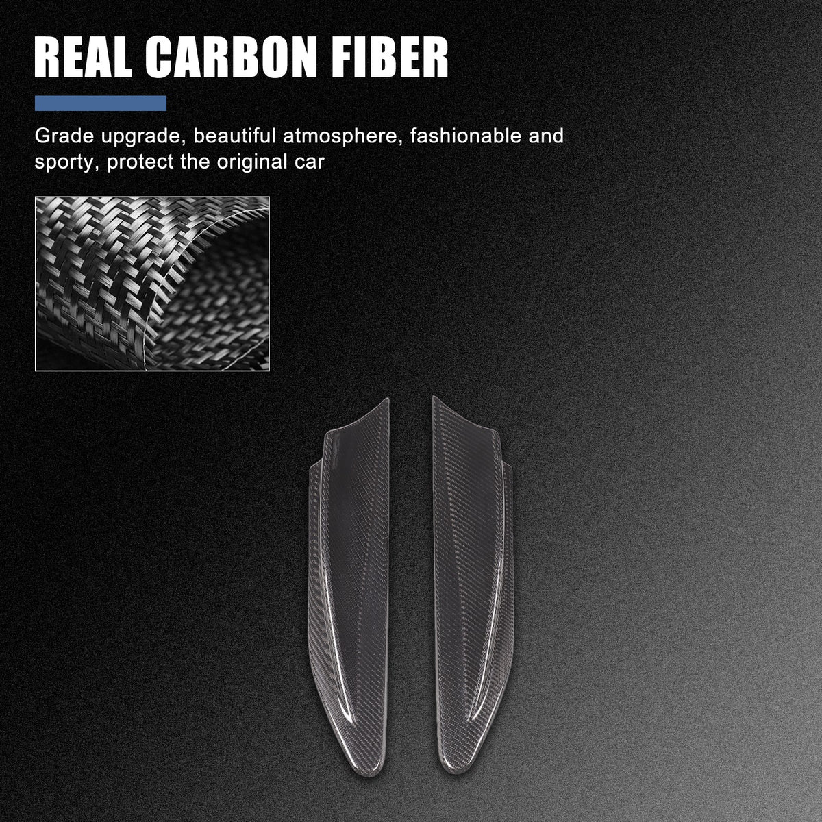 Real Carbon Fiber Side Fender Airvent Trim For Toyota 86 16-20/Subaru BRZ 12-20 17