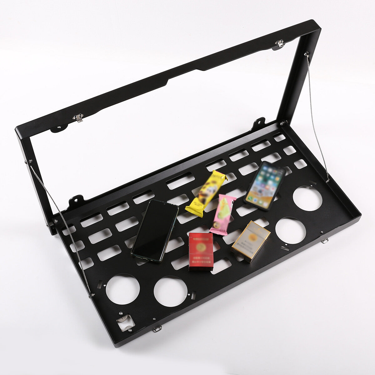 Foldable Table Tailgate Back Door Cargo Shelf for Land Rover Defender 20-25 11