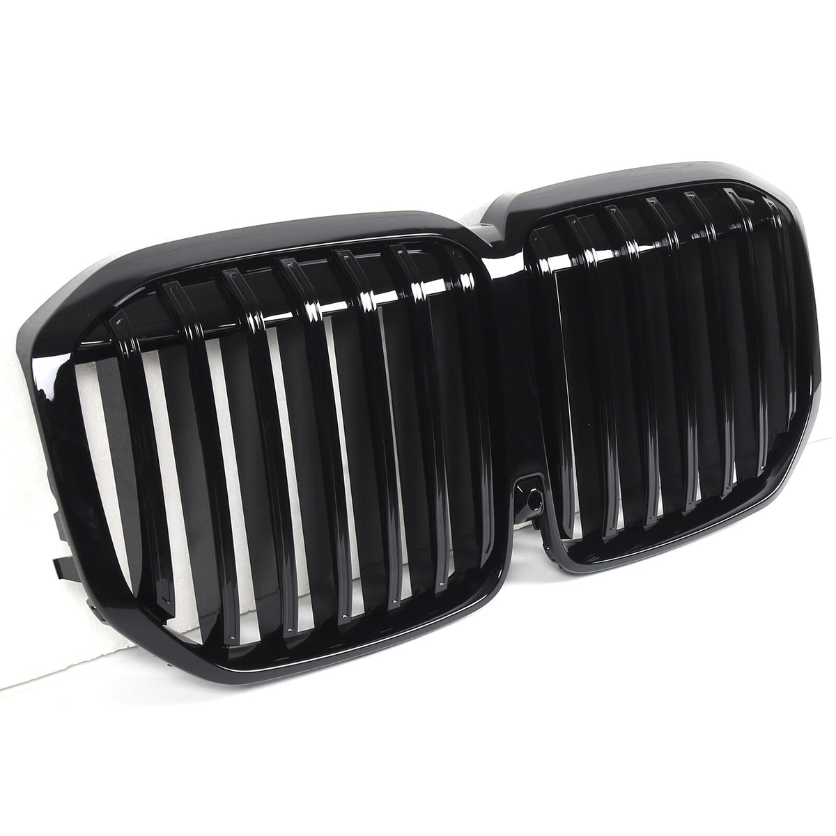 Glossy Black Car Front Bumper Line Kidney Grille Grill For BMW X7 G07 2023-2024 2