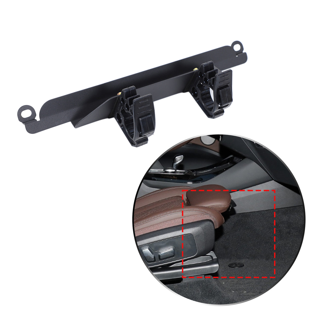 Passanger Side Under Seat Flashlight Holder Bracket Mount For BMW X3 G01 2018-22 4