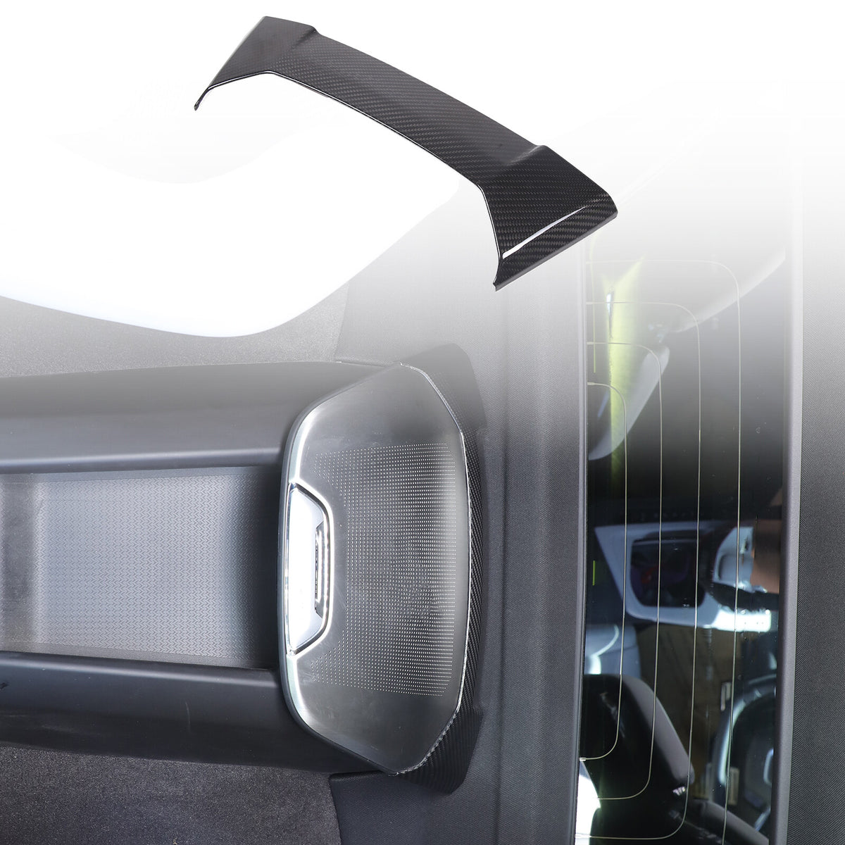 Carbon Rear Speaker Upper Top Panel Trim For Corvette C8 Convertible 2LT 3LT 20+ 14