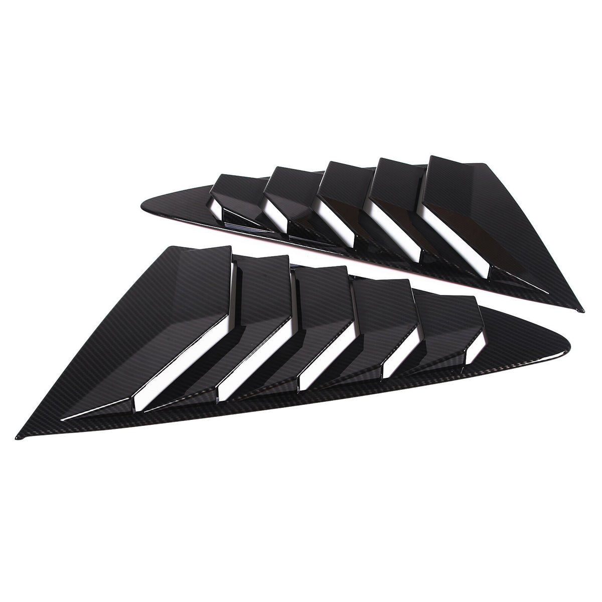 ABS Carbon Fiber Rear Side Window Louver Cover For Jaguar F-TYPE Coupe 13-24 10