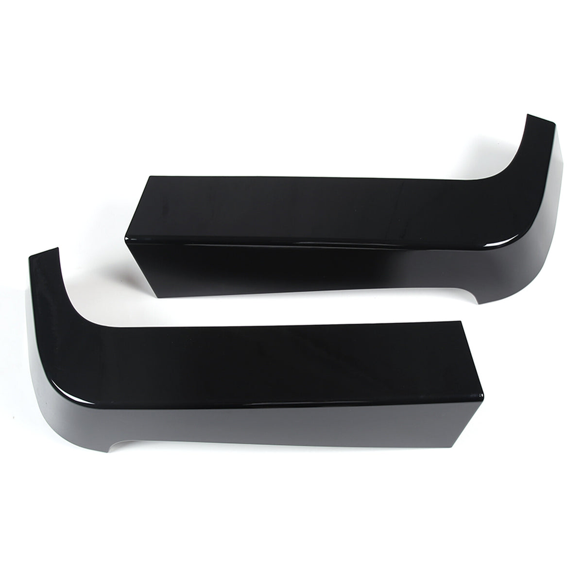 2pcs Glossy Black Window Pillar Posts Door Trim Cover For Hummer H3 2005-09 US 10