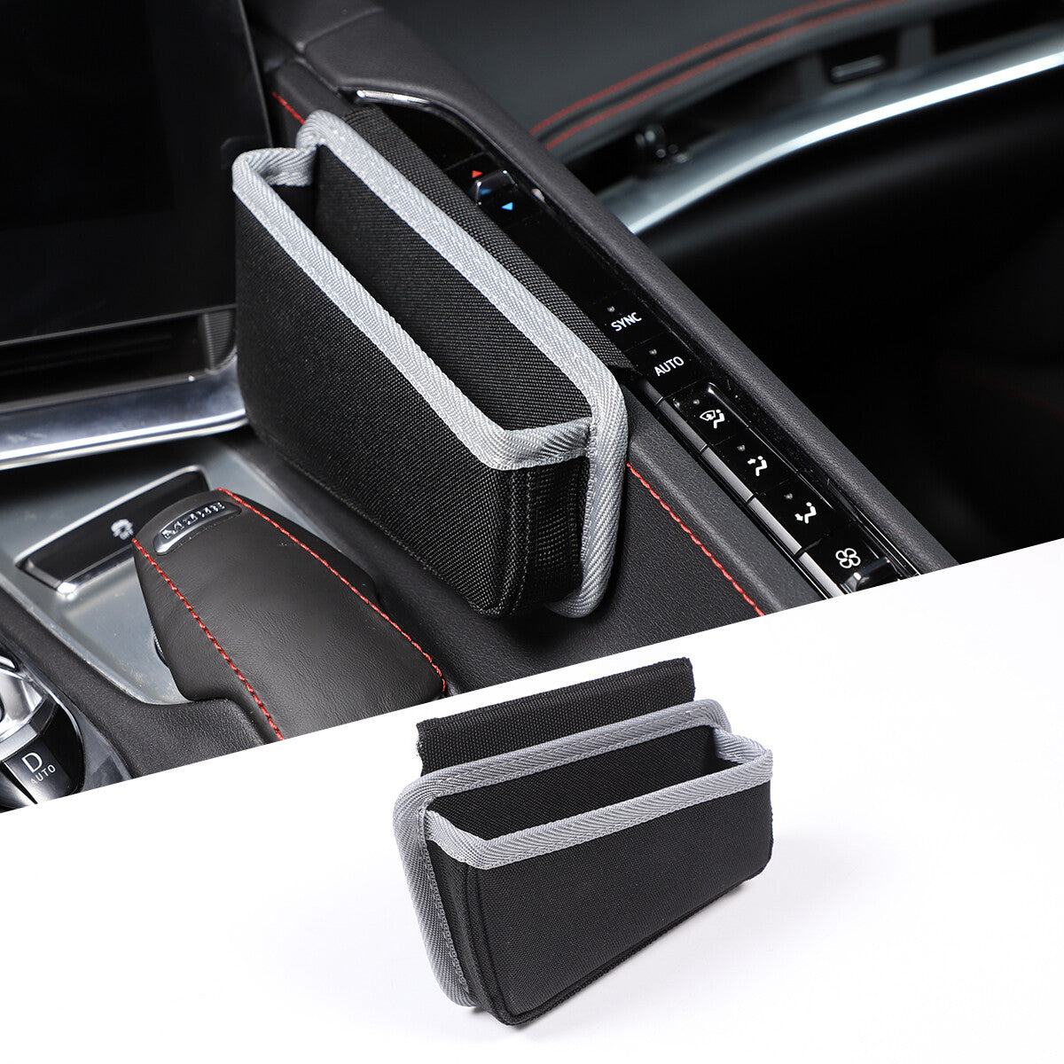 Front & Rear Center Console Storage Bag Tray For Corvette C8 2020+ - Variants 6-10 3