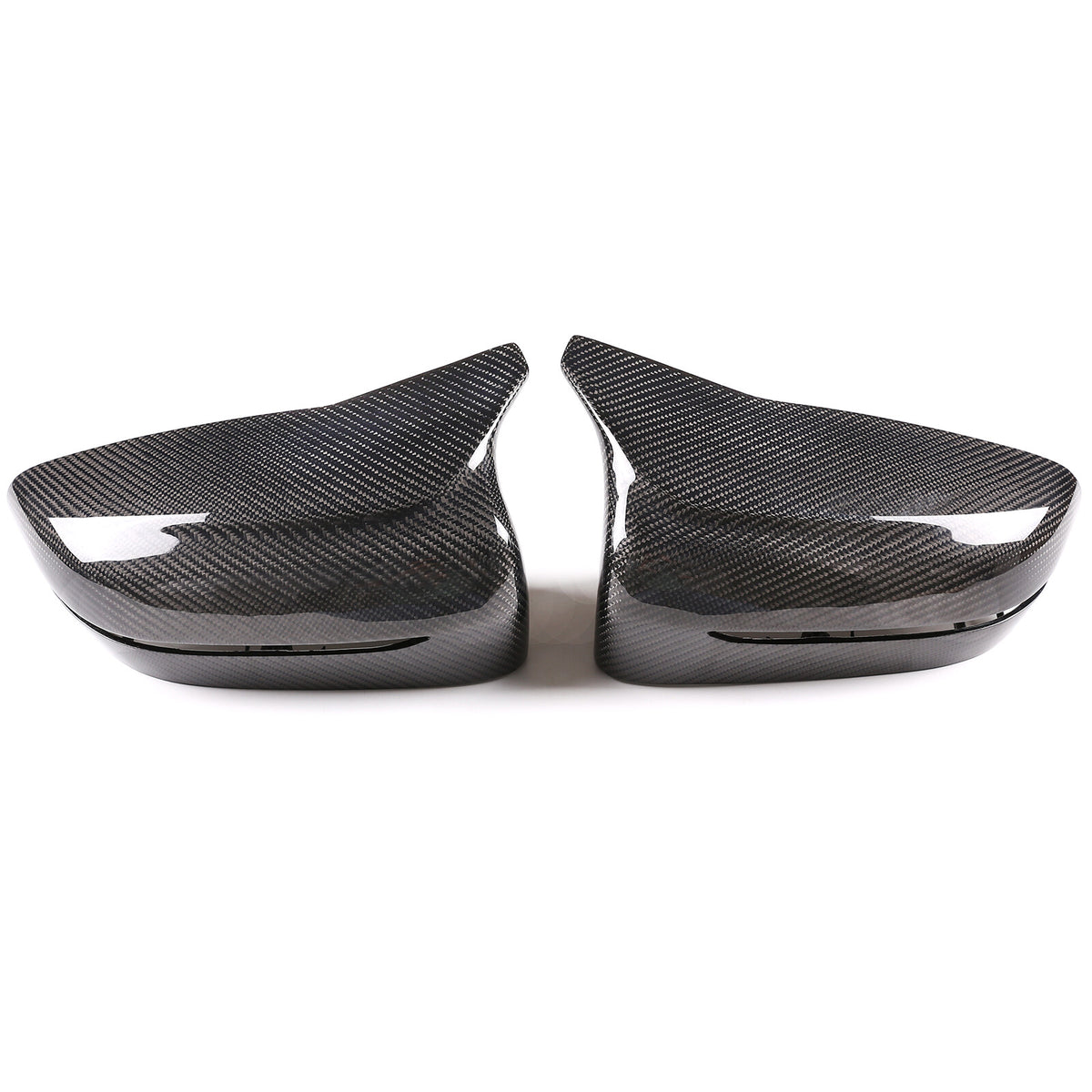 Real Carbon Fiber Rearview Mirror Cover Caps For 19-21 BMW 3 G15 G20 G21 G22 G30 14