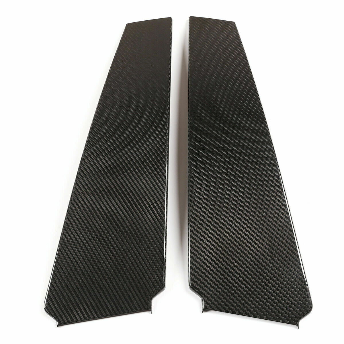 Real Carbon Fiber Window B Pillar Trim For Maserati Ghibli Quattroporte 2014-24 4