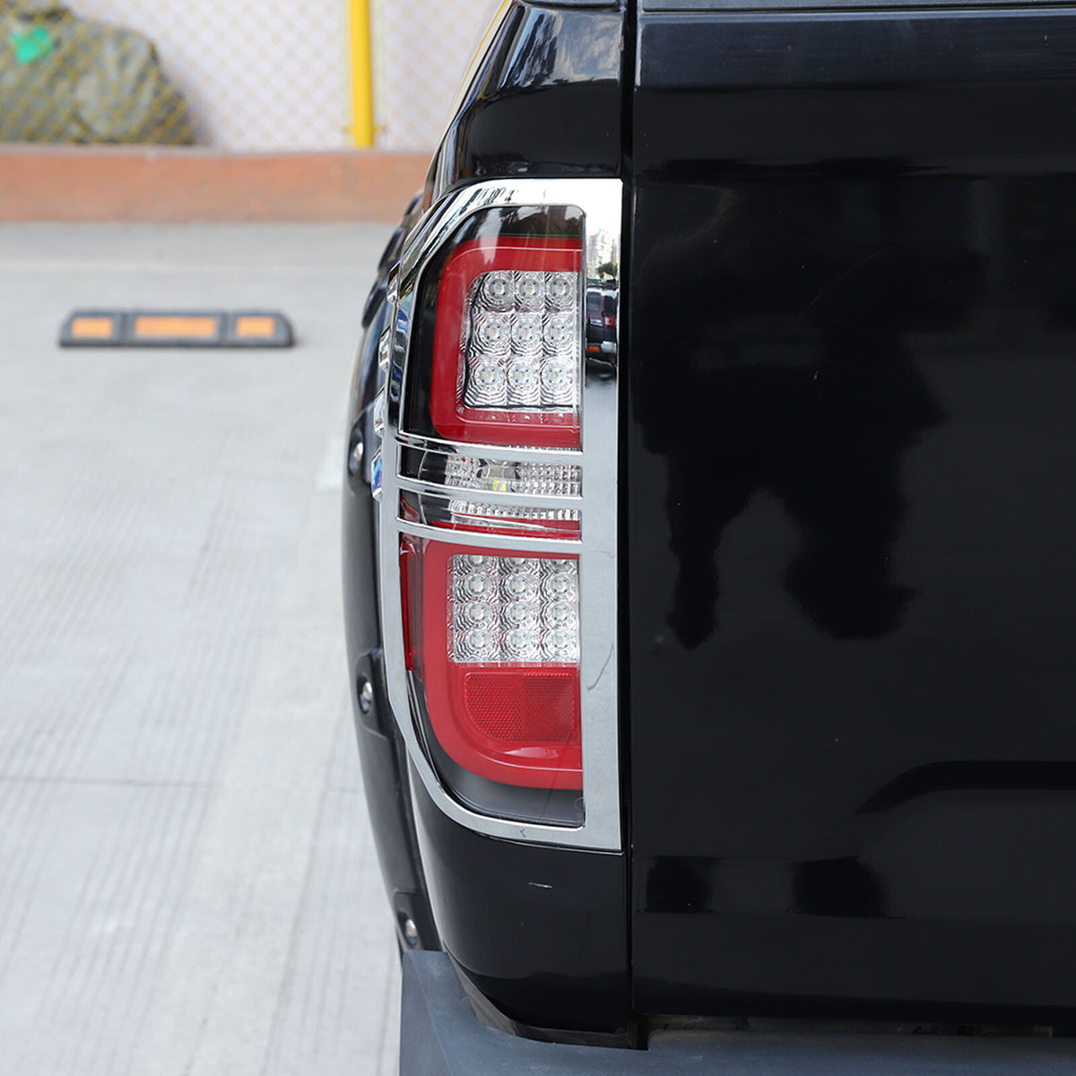 Chrome Taillight Cover Lamp Guard Trim Bezel For Toyota Tundra 2014-21 US 4