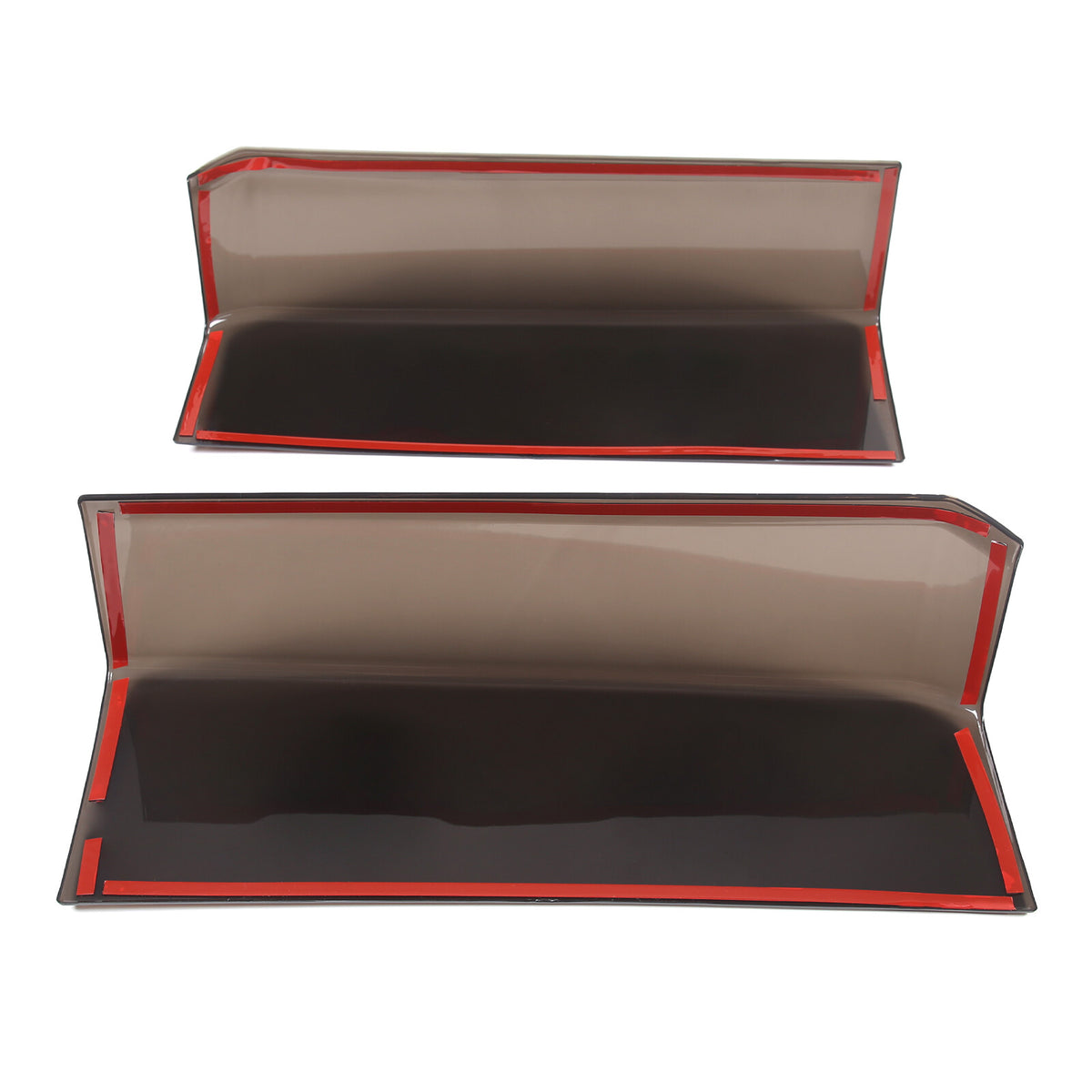 Smoked Black Rear Tail Light Guard Decor Cover Trim Bezels For Hummer H3 2005-09 12