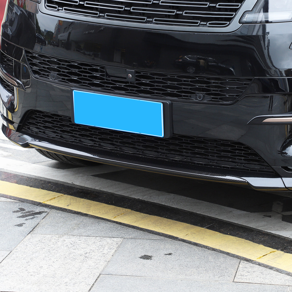 ABS Carbon Fiber Front Center Bumper Trim For LR Range Rover Sport L461 2023+ US 13