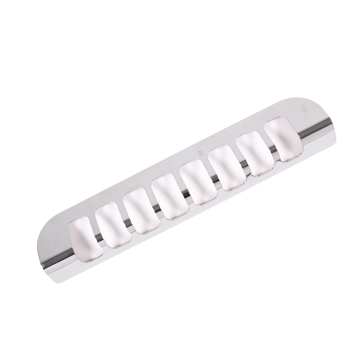 Silver Alloy 3rd High Mount Brake Light Trim Cover For Hummer H2 2003-2009 9