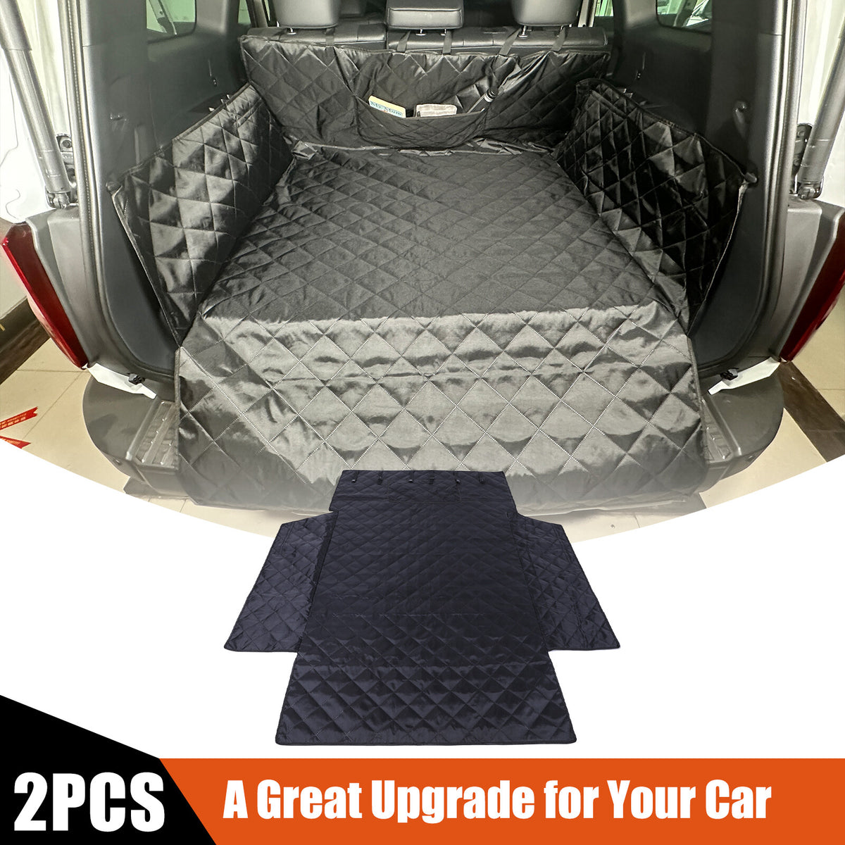 Dog Car Trunk Mat Hammock Pet Seat Cover For Toyota Land Cruiser Prado LC250 24+ 19